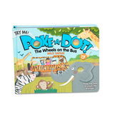 Interactive board book by Melissa & Doug with pop buttons and vibrant illustrations for learning through play.