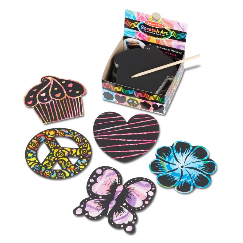 Scratch Art Friendship Mini Notes by Melissa & Doug, featuring 125 colorful mini notes for creative expression and fun.