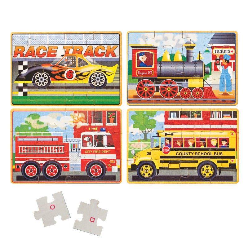 Vehicle Puzzles in a Box - Melissa & Doug