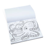 Jumbo coloring pad featuring 50 animal outlines on premium paper for creative fun with crayons, markers, and more.