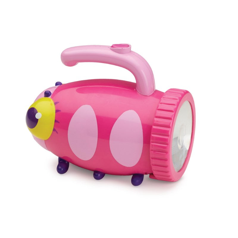 Ladybug-themed Trixie Flashlight by Melissa & Doug, ideal for kids' adventures and hands-free exploration in the dark.