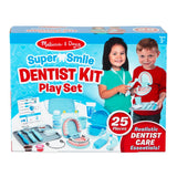 A colorful 25-piece dentist play set featuring oversized teeth and realistic tools to inspire imaginative dental care play.