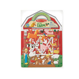 Colorful Melissa & Doug Puffy Sticker - Farm set with 52 reusable stickers for imaginative kids' storytelling and play.