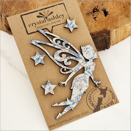 Mini textured wall art featuring vintage floral design in soothing blue, perfect for nursery or bedroom decor.