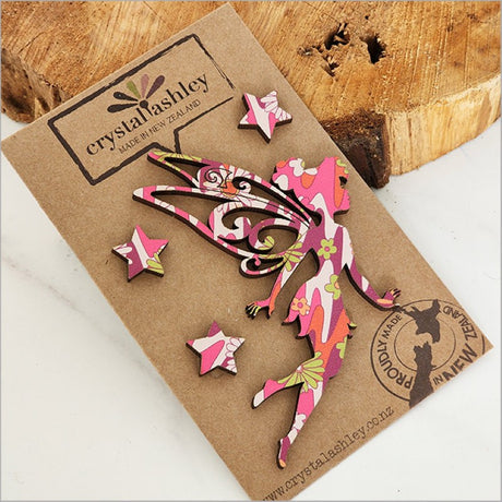 Mini textured wall art set featuring retro pink floral design, perfect for adding charm to any room.