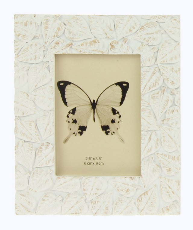Elegant leaf-inspired collage photo frames set of 2, perfect for showcasing memories in any decor style.