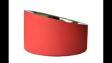 Pink double-walled stainless steel pet feeding bowl with skid-resistant base, ideal for keeping food warm and stylish.