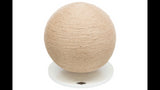 Stylish Cat Scratching Globe with jute wrap, 29cm diameter, offering 360-degree scratching for healthy claw maintenance.