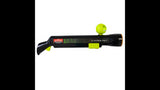 Interactive dog ball launcher with ergonomic design for easy fetch and hands-free ball pickup, includes bright Hyper Pet tennis ball.