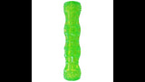 Brightly colored Dura-Squeaks Stick Medium dog toy made of safe TPR, featuring a squeaker for engaging fetch and healthy chewing.