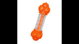 Giant interactive dog toy for strong chewers, filled with treats, promoting dental health and extended chew time.