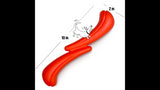 Creative Play Stik-Go dog toy in red, flexible and stick-shaped, designed for imaginative fetch and interactive play.