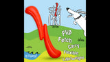 Vibrant red Creative Play Stik-Go dog toy, flexible and versatile for interactive fetching and imaginative play.