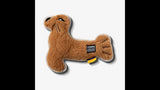 Eco-friendly 25cm Resploot Tuffles Sea Lion dog toy, durable with recycled materials, supports WWF conservation efforts.