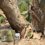 Colorful Nature Art Set by Tiger Tribe with clays, paints, templates, and tools for creative kids' projects.