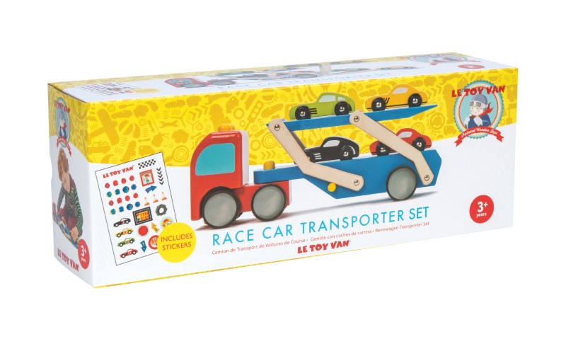 Race Car Transporter Set - Le Toy Van