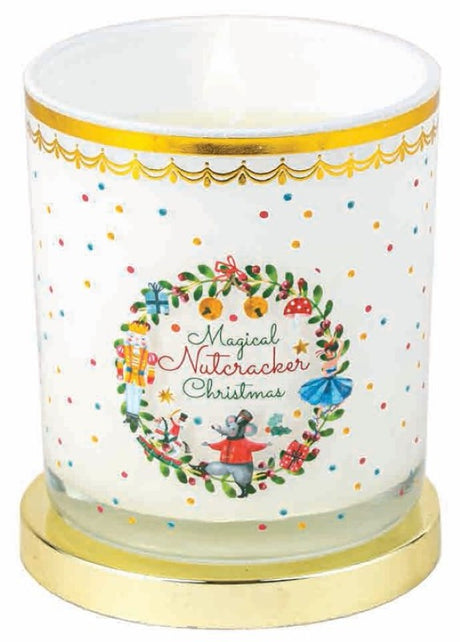 Single wick Nutcracker candle (8 x 9cm) adds festive charm and delightful fragrance to your home decor.