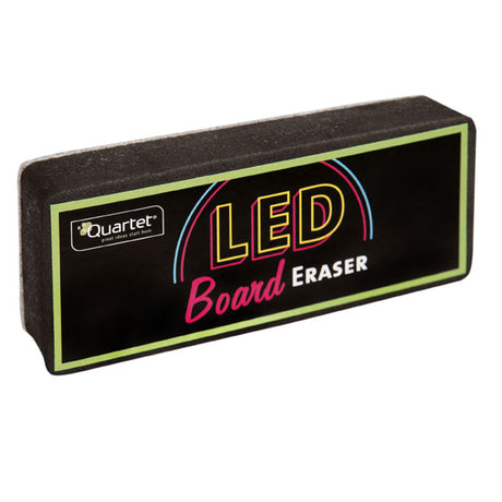 Quartet LED Board Eraser designed for effortless cleaning of LED, whiteboard, and chalkboard surfaces without damage.