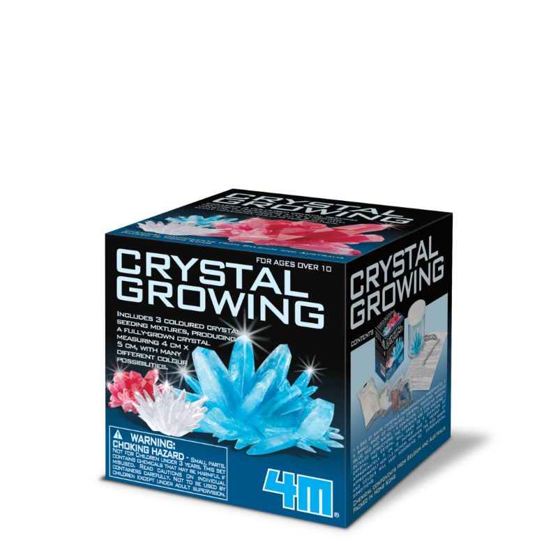 Colorful crystal growing kit for kids and adults, perfect for STEM education and hands-on science activities.