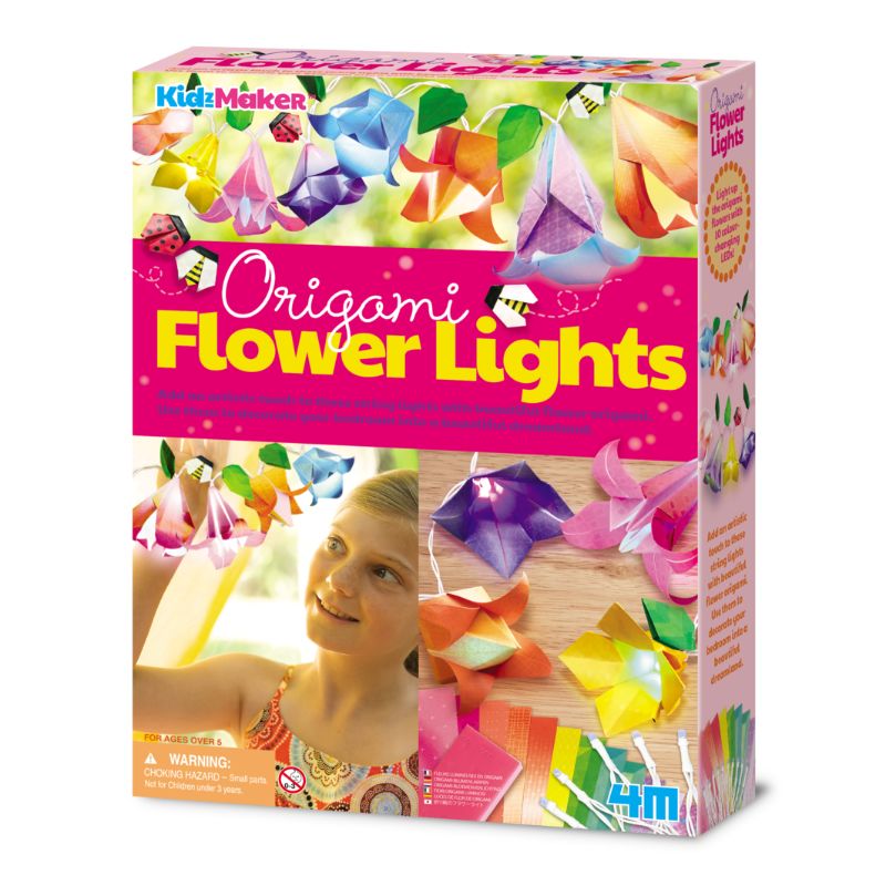 Origami Flower Lights (Set of 3) - 4M