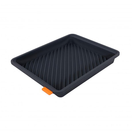 Bakemaster Large Grill Divider, 28x22cm, with non-stick surface for easy cooking, prevents flavor mixing, oven-safe, durable design.