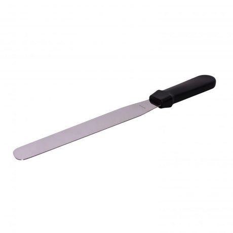 Straight Palette Knife - Bakemaster (20cm) with flexible stainless-steel blade for smooth icing and precise cake decorating.