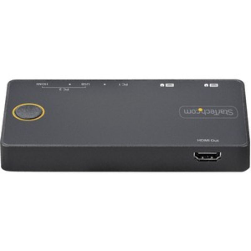 StarTech.com SV221HUC4K KVM Switchbox - 2 Computer(s) - 1 Local User(s) - 3840 x