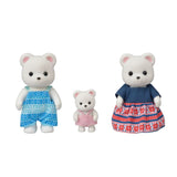 Polar Bear Family set featuring Seamus, Maya, and baby Yana for imaginative play and storytelling adventures.