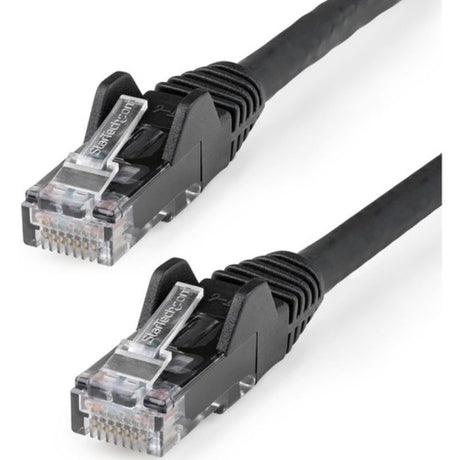 StarTech.com 15m Cat.6 patch cable with 10 Gbps speed, gold-plated connectors, and LSZH sheath for reliable networking.