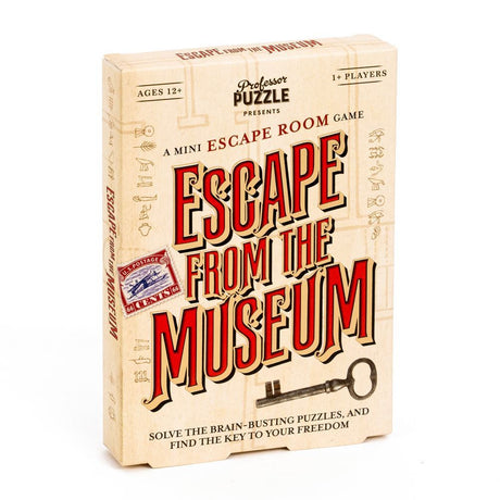 "Escape from the Museum game featuring puzzles and artifacts for a thrilling cooperative adventure."