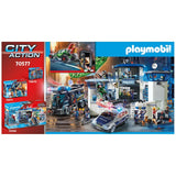 Playmobil Police Go-kart Escape set features two vehicles, figures, a safe, and nail tape for thrilling chase adventures.