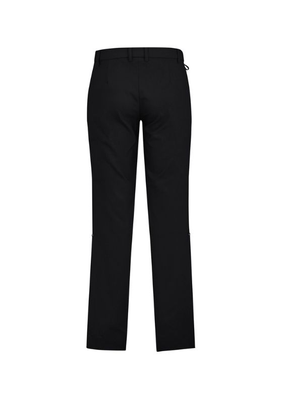 Men's black straight leg pants size 72 from Biz Collection, crafted from breathable twill with pockets and a comfort waistband.