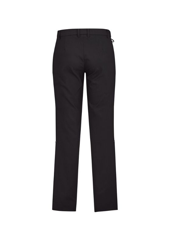 Men's straight leg pants in charcoal with pockets and comfort waistband, perfect for work and casual wear. Size 72.