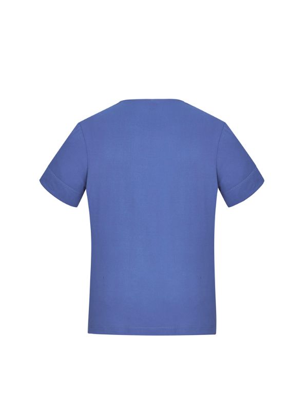 Women's Marley Jersey S/S Top in Medium Blue, XXS; soft, breathable fabric for comfortable, versatile wear.