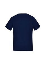 Womens Marley Jersey S/S Top in Navy, XXS size, featuring soft stretch fabric for comfort and easy care, perfect for work.