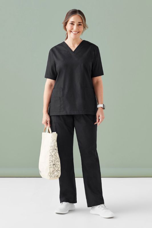 Womens Tokyo Scrub Pant - Black (Size 5XL)