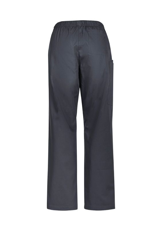 Women's Tokyo Scrub Pant in Charcoal (Size XL), featuring functional cargo pockets and a comfortable elastic waistband.