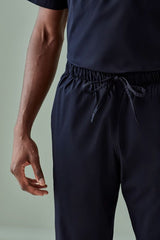 Unisex Hartwell reversible scrub pant in Midnight Navy, size 2XL, featuring pockets and durable, breathable fabric.