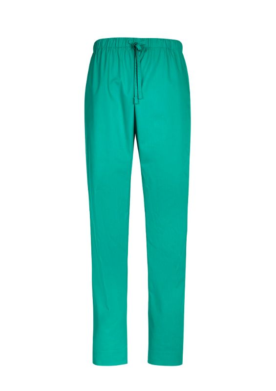 Unisex reversible scrub pants in Surgical Green, featuring pockets and durable fabric, designed for healthcare professionals.