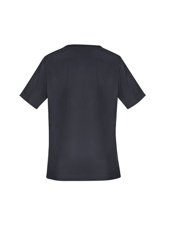 Charcoal Women's Tokyo V-Neck Scrub Top, Size 2XL, featuring antimicrobial fabric, tailored fit, and multiple pockets.