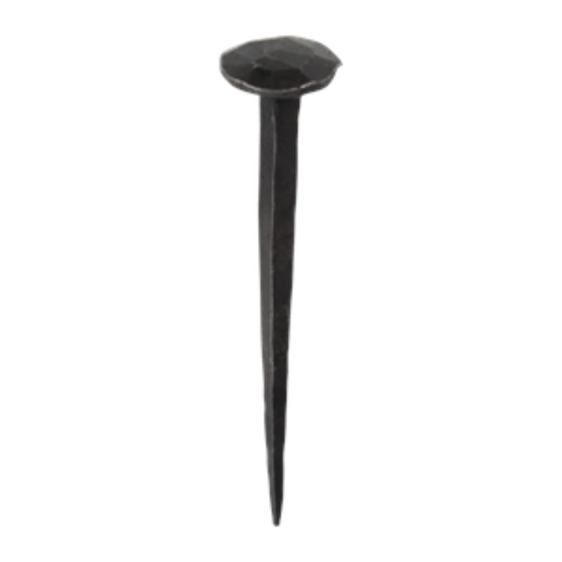 Forged iron nail, 11.5cm, box of 36, ideal for DIY projects, durable, rustic charm, rust-resistant oil finish.