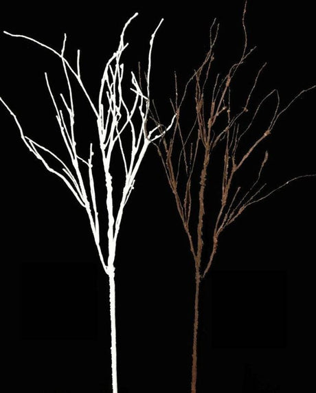 Lifelike 1-meter tall white artificial branch ideal for elegant home decor and floral arrangements, requiring no maintenance.
