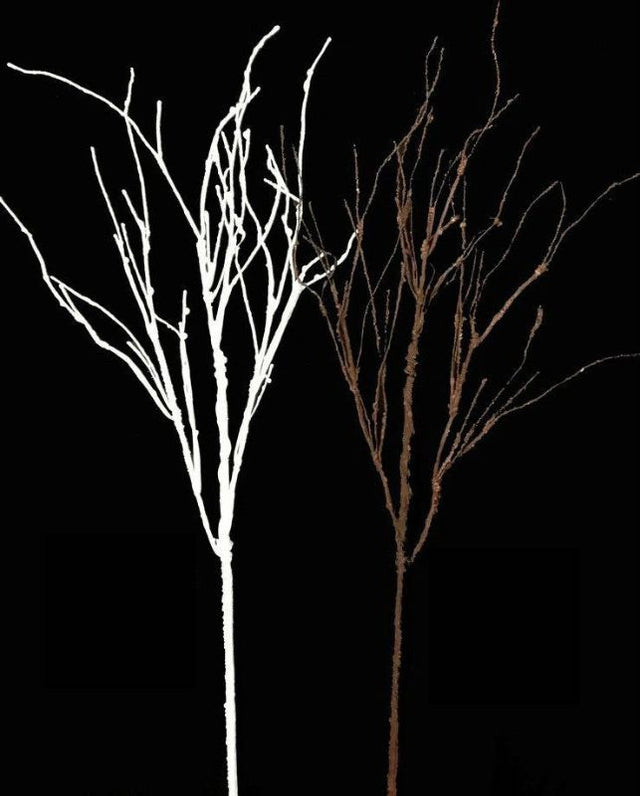 Lifelike 1-meter tall white artificial branch ideal for elegant home decor and floral arrangements, requiring no maintenance.