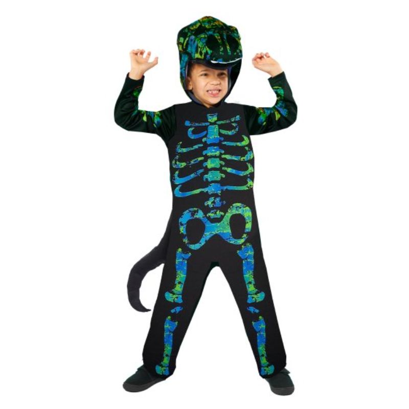 Costume Skeleton Dino 6-8 Years