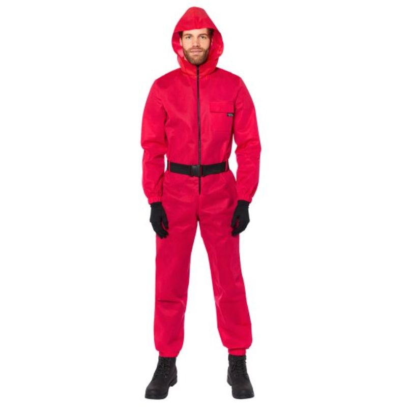 Costume Squid Game Guard Jumpsuit Small