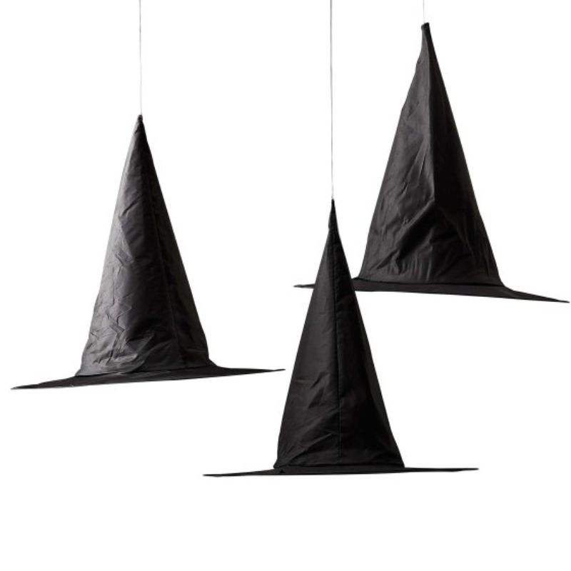 A Party Is Brewing Hanging Witches Hats - Pack of 3