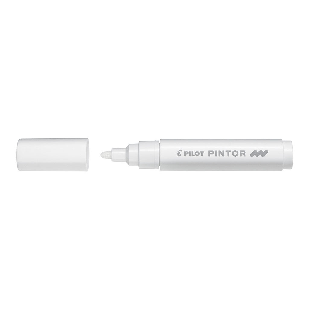 Pilot Pintor Medium White Marker- (Set of 6)