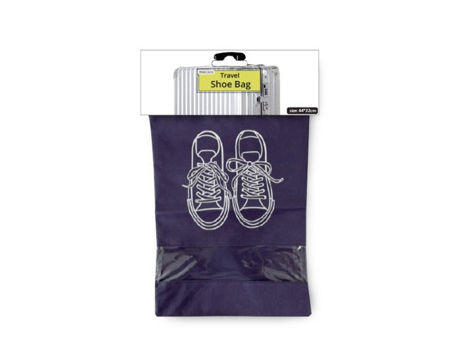 Maxcare Non-Woven Travel Shoe Bag set of 12, spacious 44 x 32 cm bags for organized shoe storage during travel.