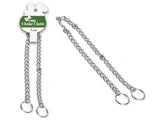 Durable MaxTreat choke chain 3.0mm x 60cm, set of 24, designed for effective dog training and comfort during walks.