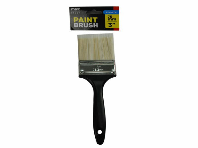 Set of 24 high-quality 75mm synthetic paint brushes for smooth application on various surfaces.
